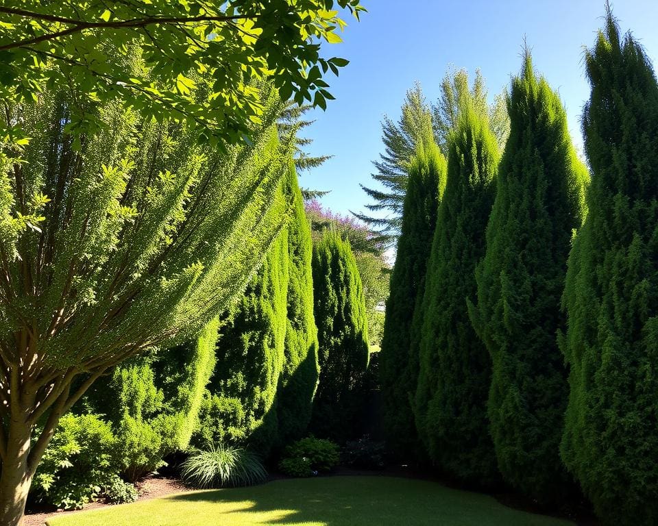 Welke bomen zijn ideaal voor privacy?