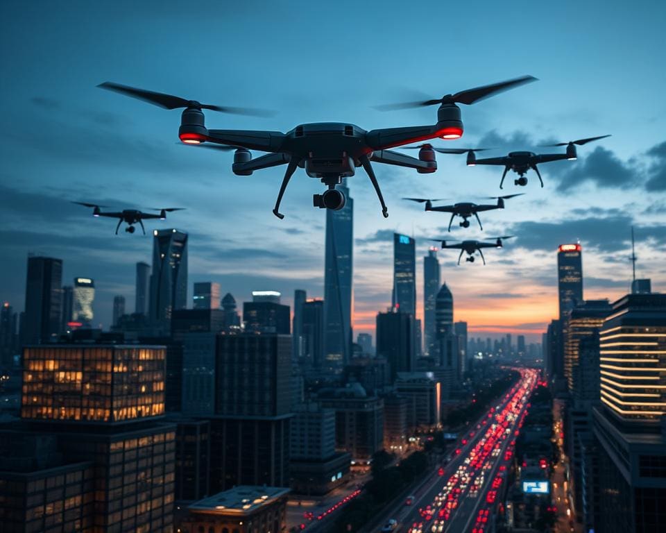 drone technologie in steden