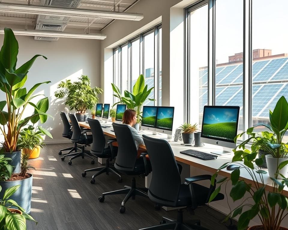 duurzaamheid op kantoor  ecologisch werkplek