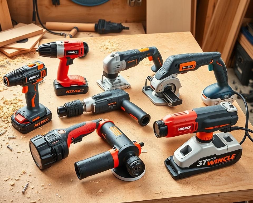essentiële elektrische gereedschappen