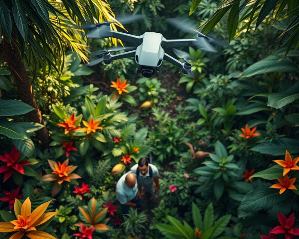 hoe helpen drones bij de bescherming van kwetsbare ecosystemen?