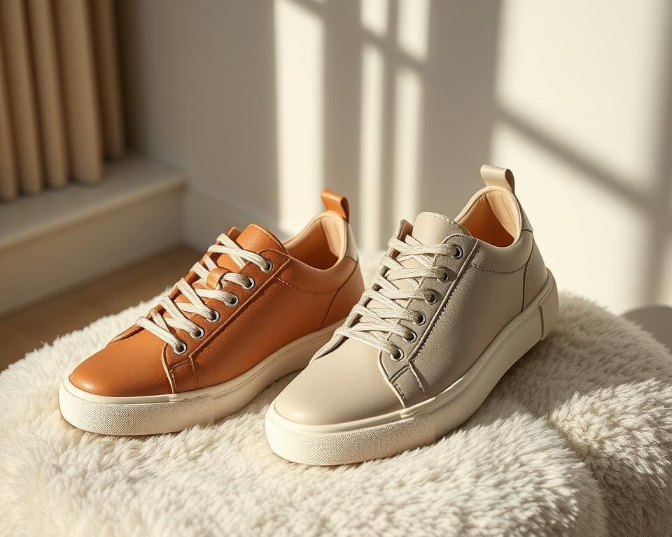 hoogwaardige kwaliteit en comfort van Stella McCartney leren sneakers