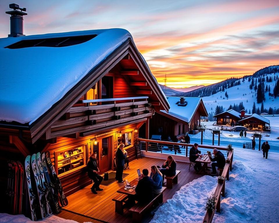 sfeervol après-ski in Les Gets