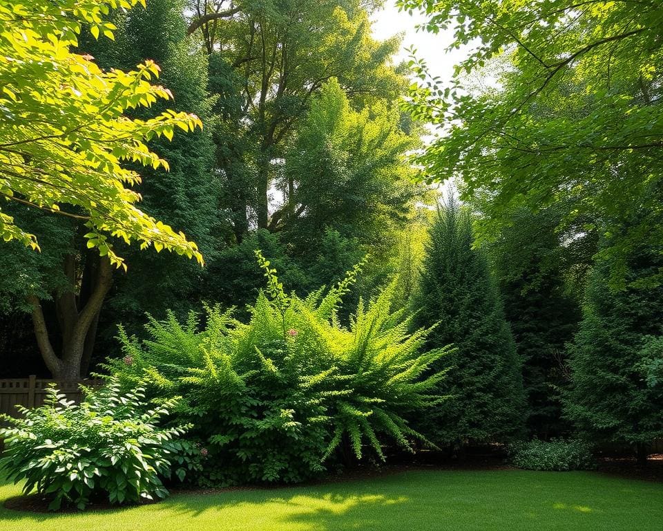 snelgroeiende privacy bomen