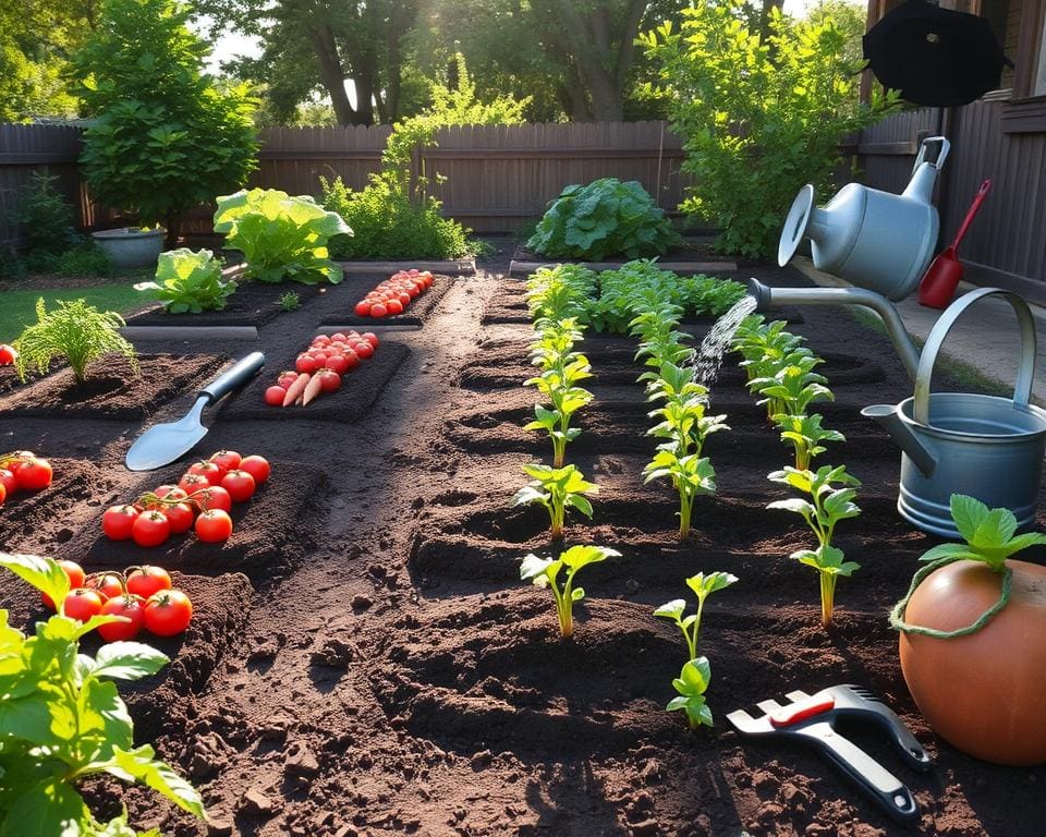 stap voor stap moestuin starten