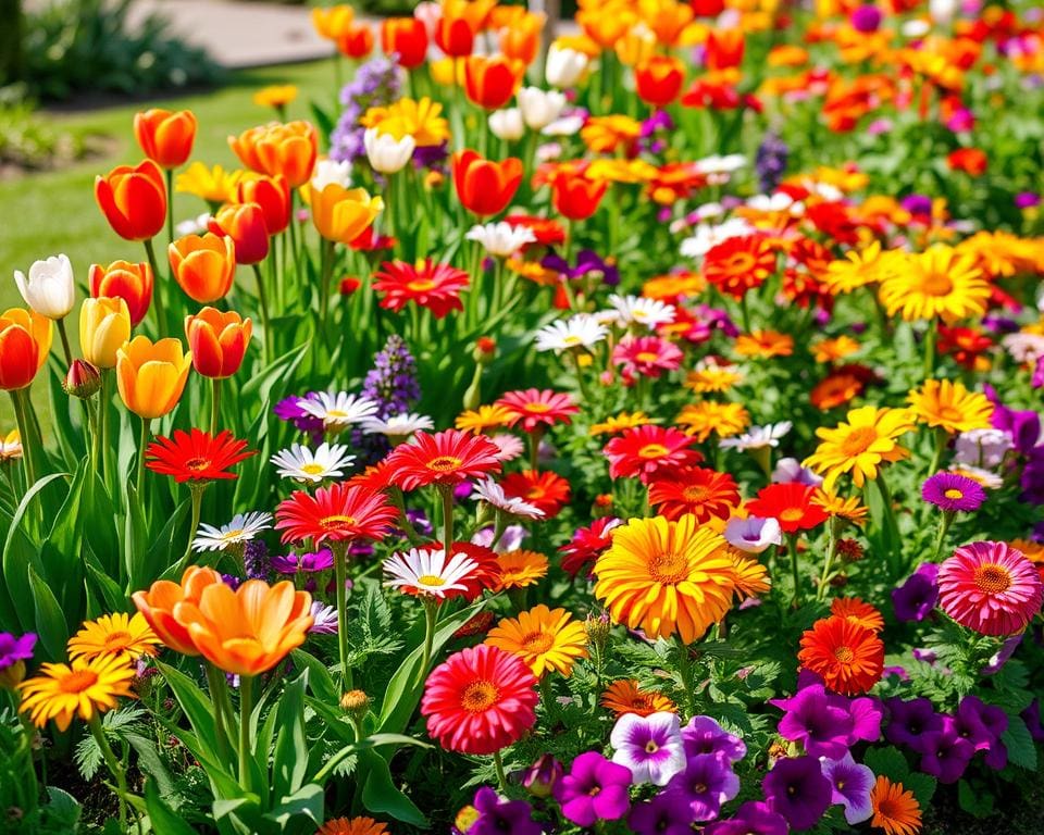 Beste bloemen voor kleurrijke tuinranden