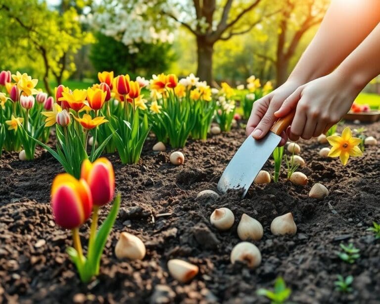 Hoe plant je bloembollen voor de lente?