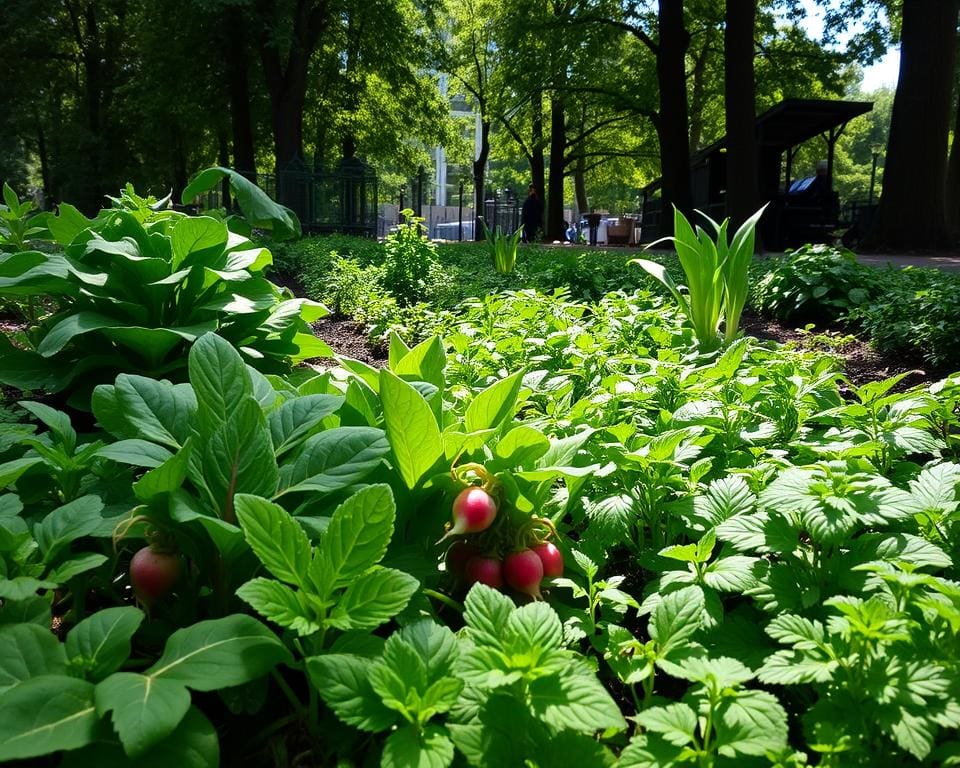 groenten voor schaduwrijke plekken