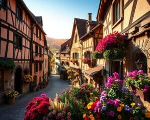 Eguisheim – Cirkelvormig vakwerk en bloemen 🇫🇷