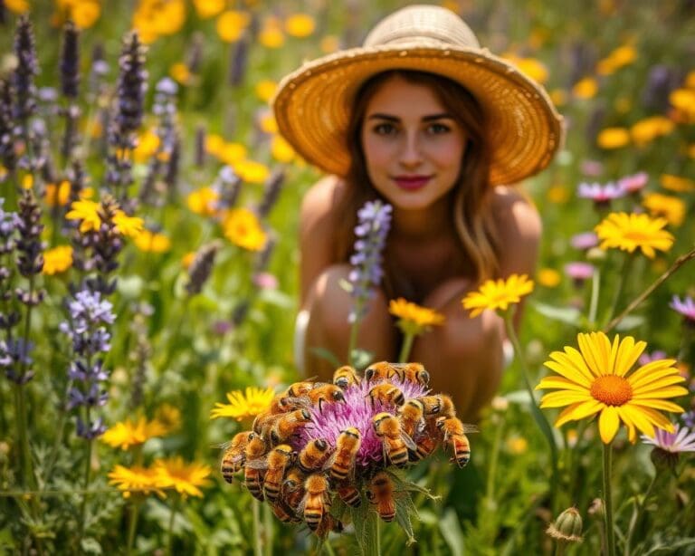 Hoe lok je bijen met inheemse bloemen?