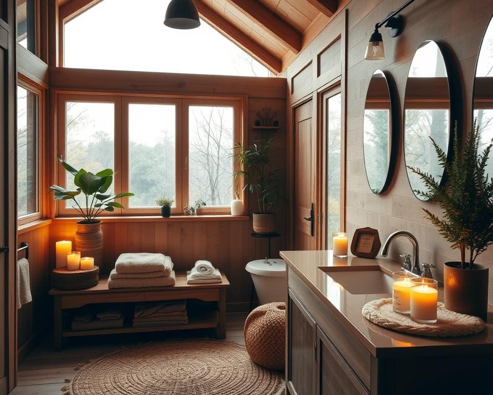 Hoe geef je een badkamer een warme sfeer?