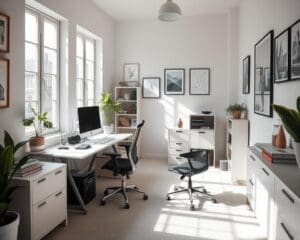 Hoe richt je een studio in zonder rommelig te worden?