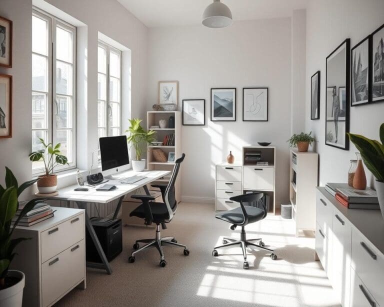Hoe richt je een studio in zonder rommelig te worden?
