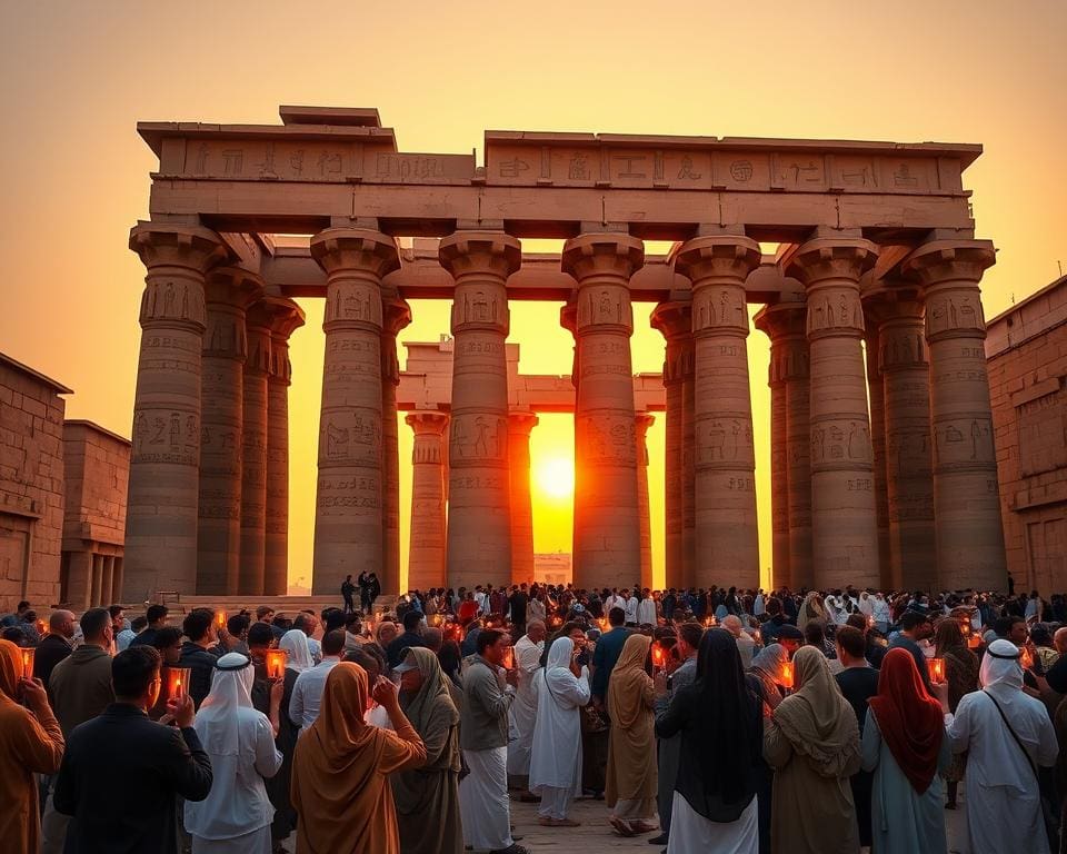 Karnak-tempel en oude religieuze praktijken