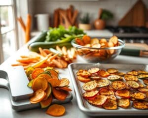 Kun je gezonde chips maken van groenten?