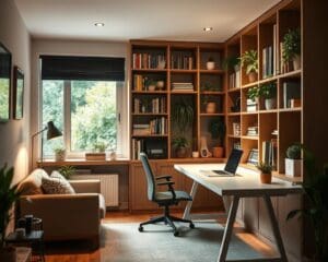 Wat zijn creatieve werkplekken in kleine huizen?