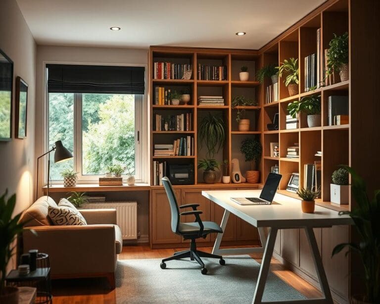 Wat zijn creatieve werkplekken in kleine huizen?