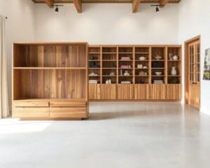 Wat zijn duurzame materialen voor kasten en planken?