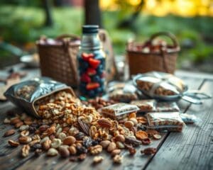Wat zijn voedzame snacks voor onderweg?