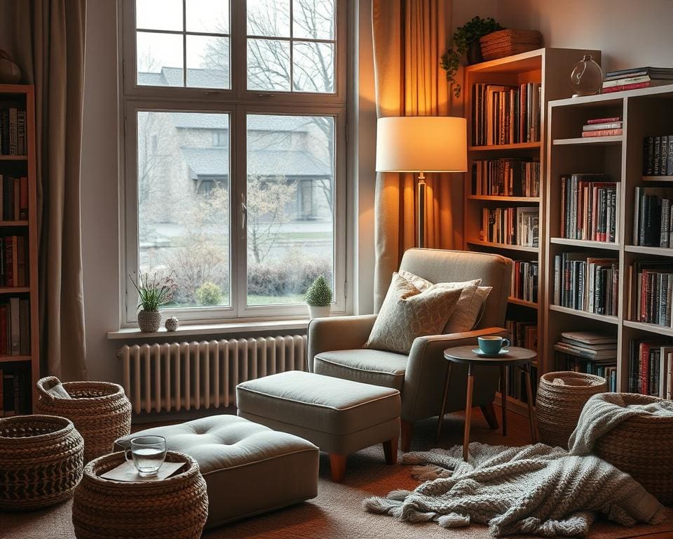 Woonkamer relaxhoek ideeën