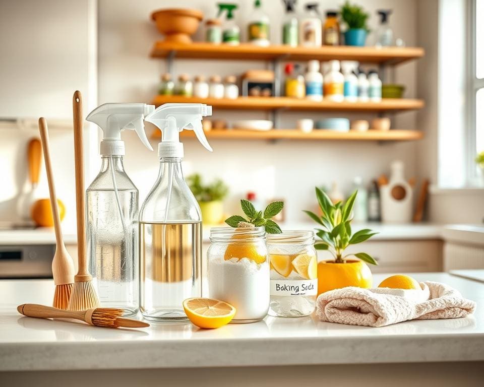 herbruikbare schoonmaakmiddelen
