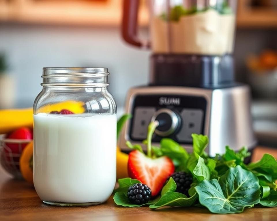 kokosolie toevoegen aan smoothie