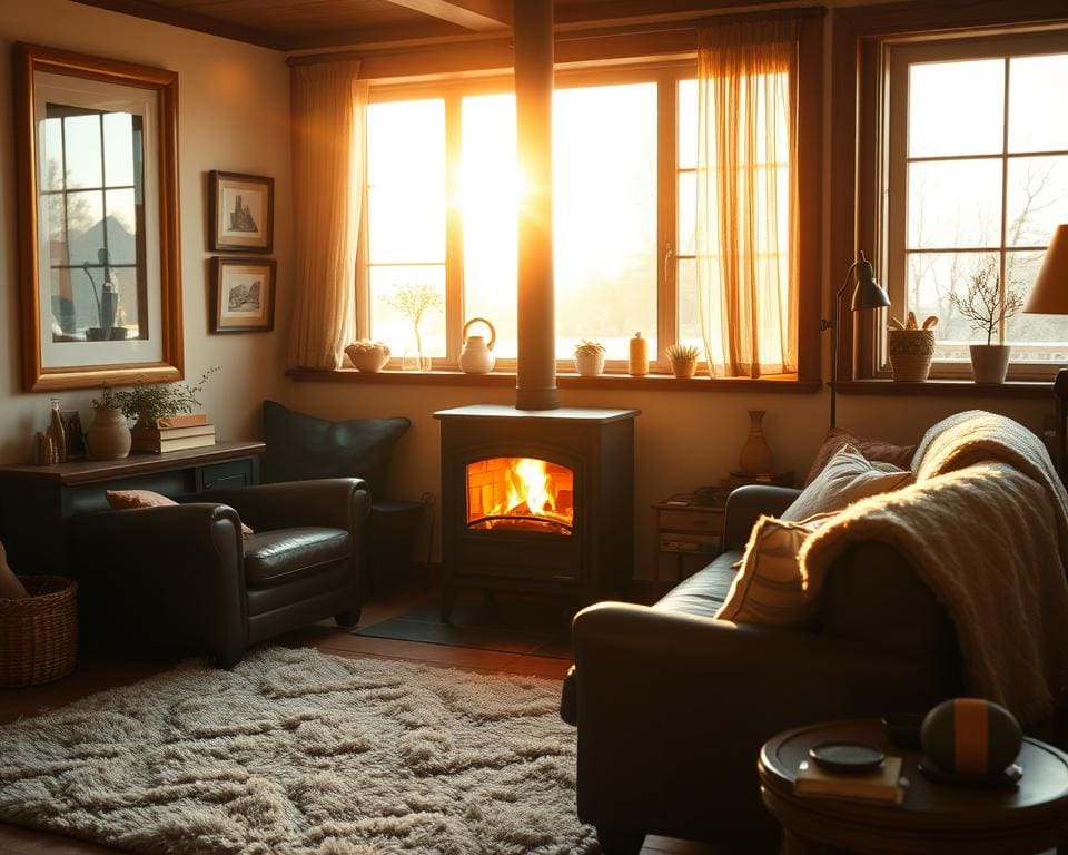 warmte en sfeer in een gezellige ruimte