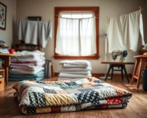 Hoe hergebruik je oude dekens of lakens?