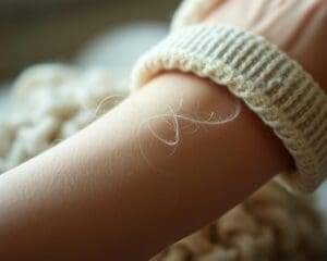 Hoe voelt wol op blote huid?