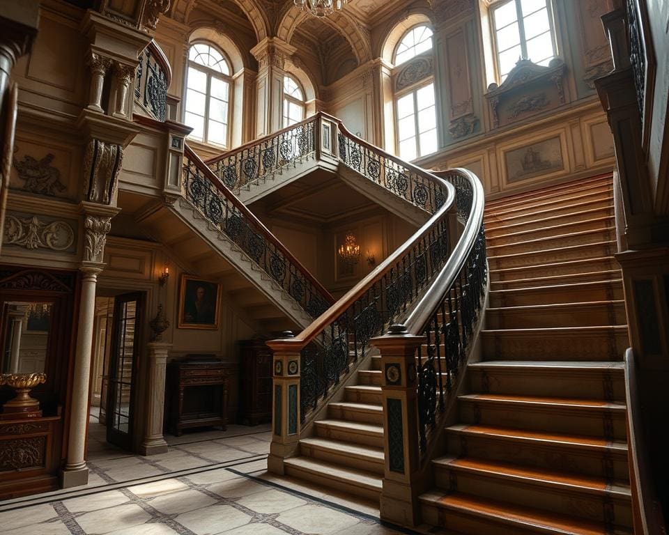 Wat zijn aandachtspunten bij restauratie van Franse trappen?