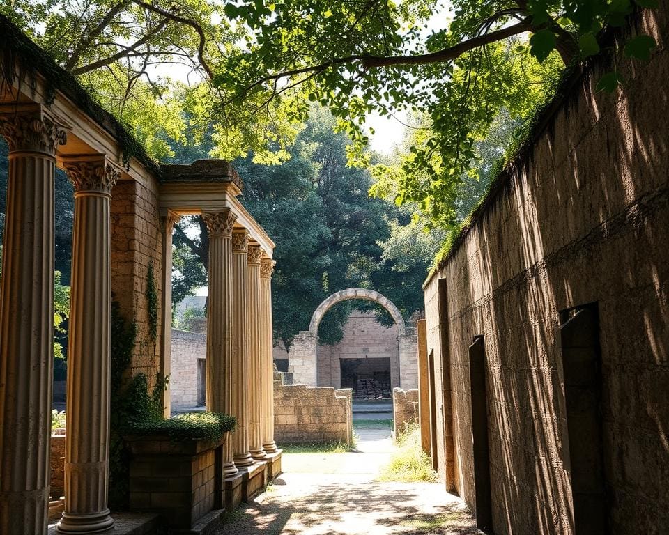 Wat zijn regels voor restauratie van Romeinse overblijfselen?