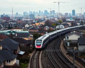 Wat zijn uitdagingen bij spoorinfrastructuur in woongebieden?
