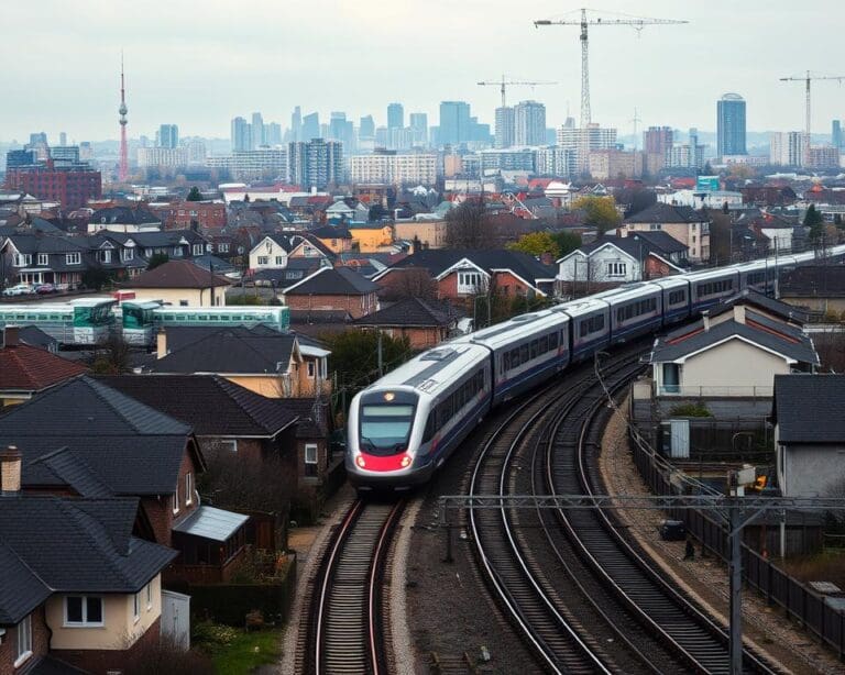 Wat zijn uitdagingen bij spoorinfrastructuur in woongebieden?