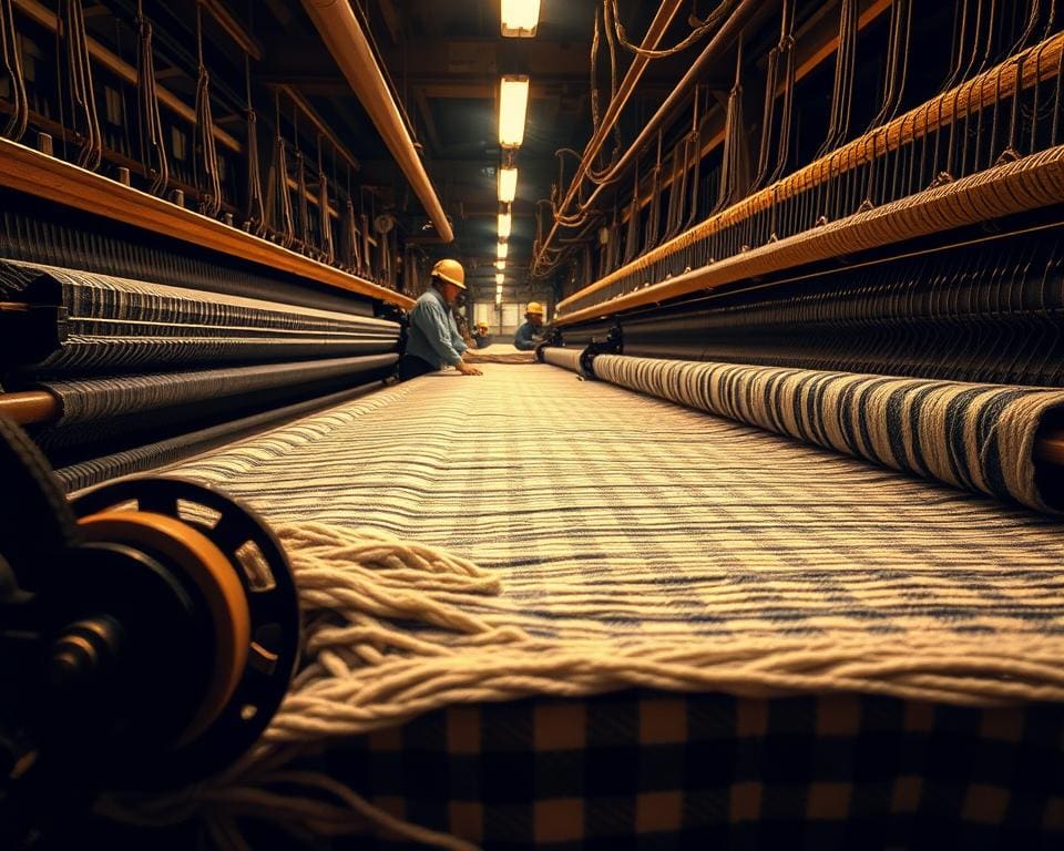 flanel fabricageproces