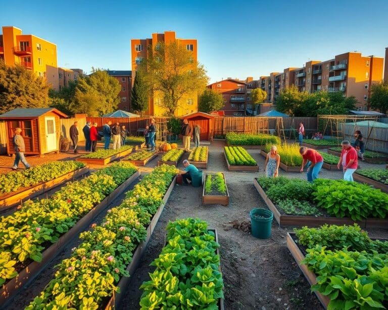 Hoe richt je een collectieve tuin in bij huurwoningen?