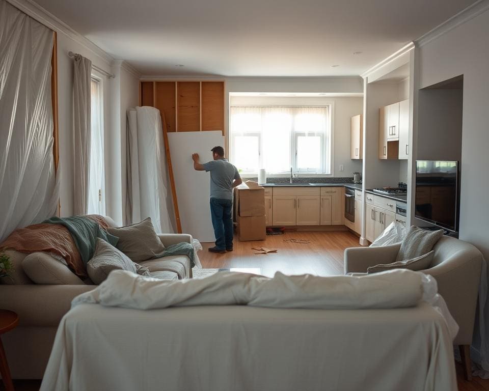 Hoe werkt huurbehoud tijdens een renovatieproject?