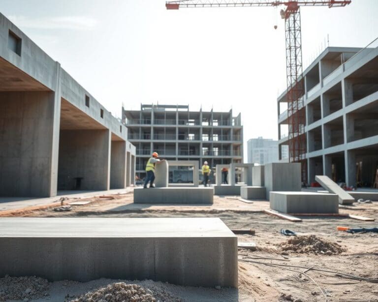 Wat zijn de voordelen van prefab beton in de bouw?