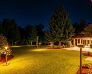 Hoe helpt slimme verlichting in grote tuinen?