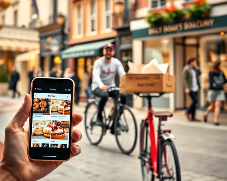 Hoe werkt het laten bezorgen van gebak online?