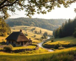 Hoe wordt landelijke bouw geïntegreerd in natuurgebieden?