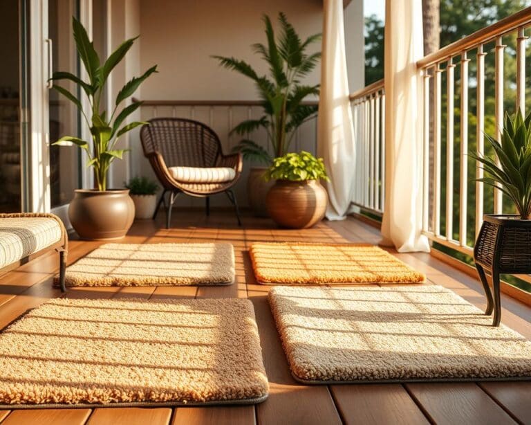 Vloermatten die een balkon extra comfortabel maken