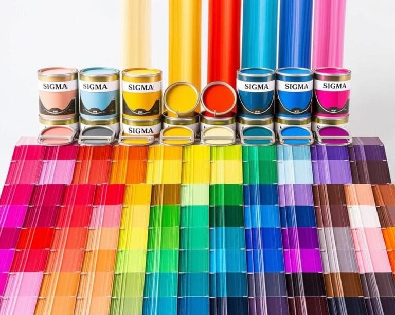 Wat zijn de populairste kleuren in Sigma verf collecties?
