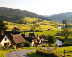 Wat zijn de voordelen van wonen aan de rand van het dorp?