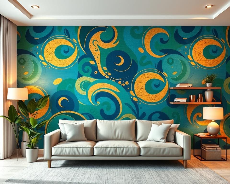 creatief gebruik van behang