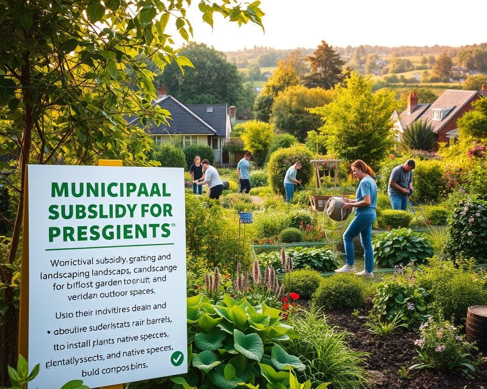 groene subsidieprogramma's voor tuinen