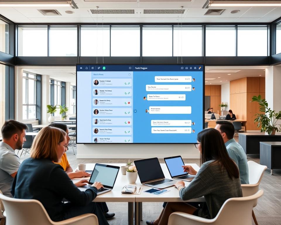 Hoe werkt chatsoftware voor interne communicatie?