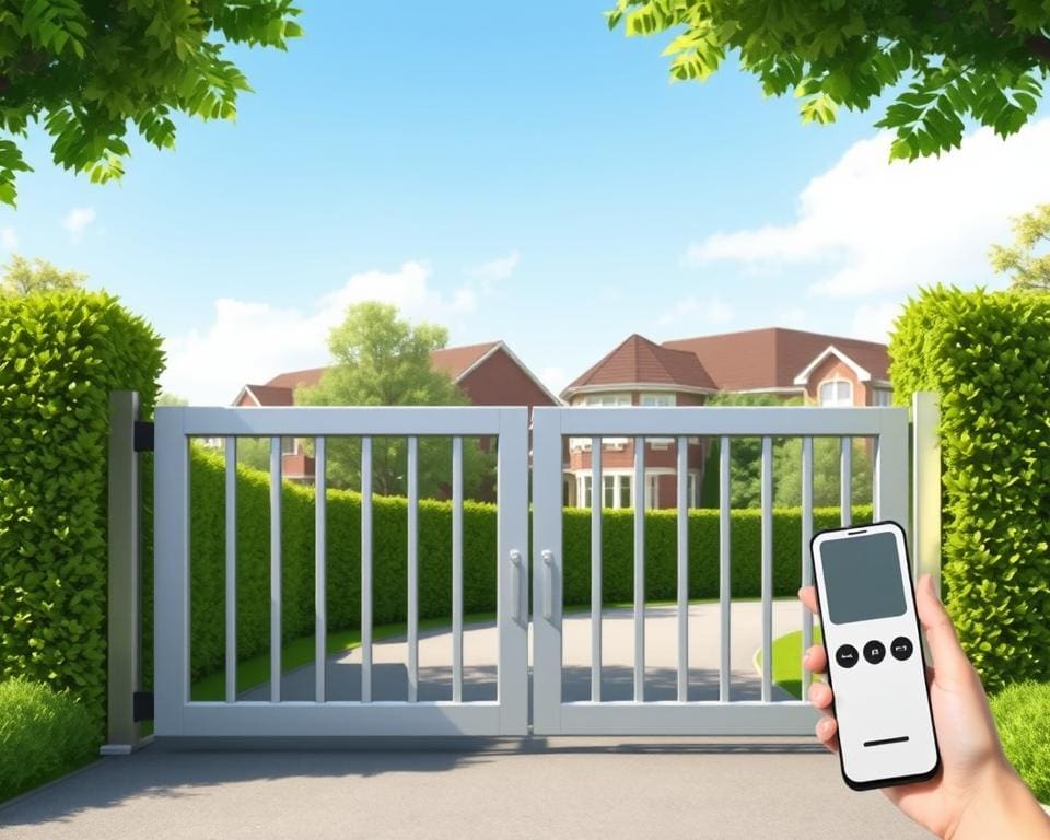 Hoe werkt een automatische schuifpoort met afstandsbediening?
