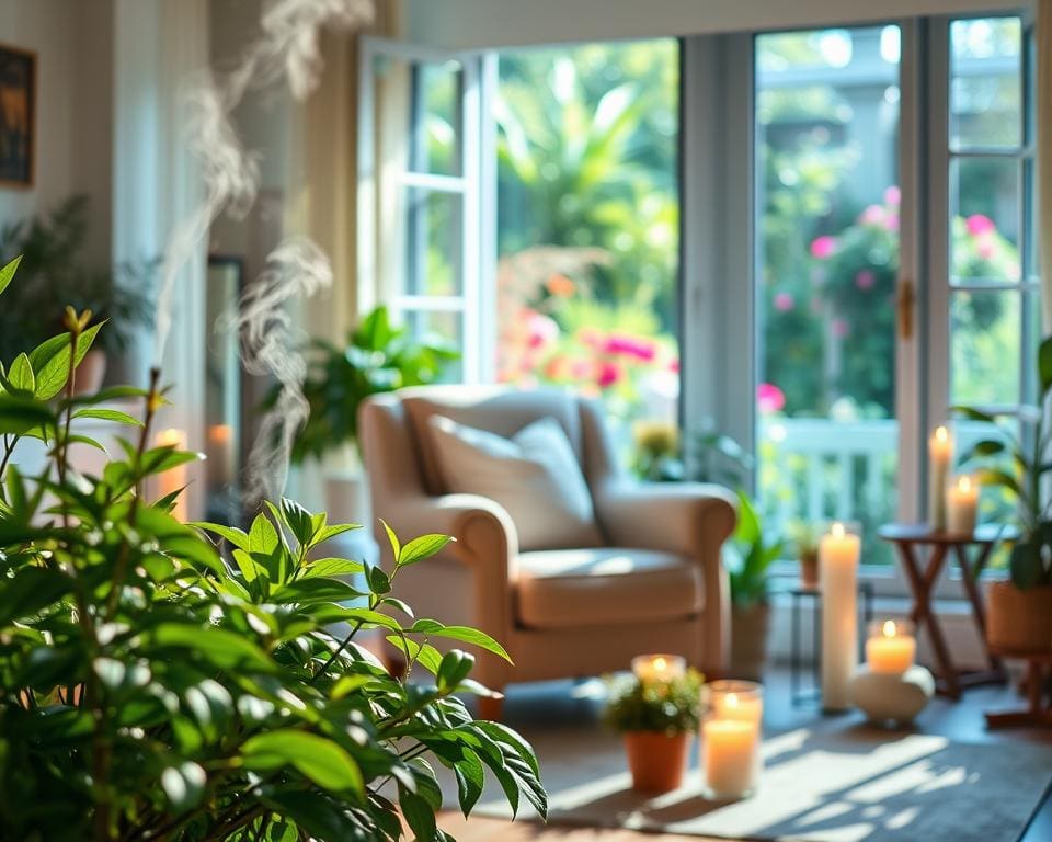 Welke geuren werken ontspannend in huis?