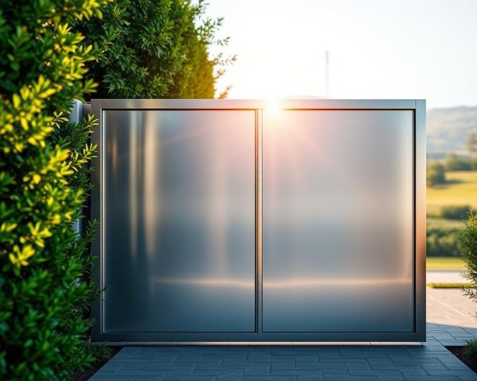 Welke voordelen heeft een aluminium schuifpoort?
