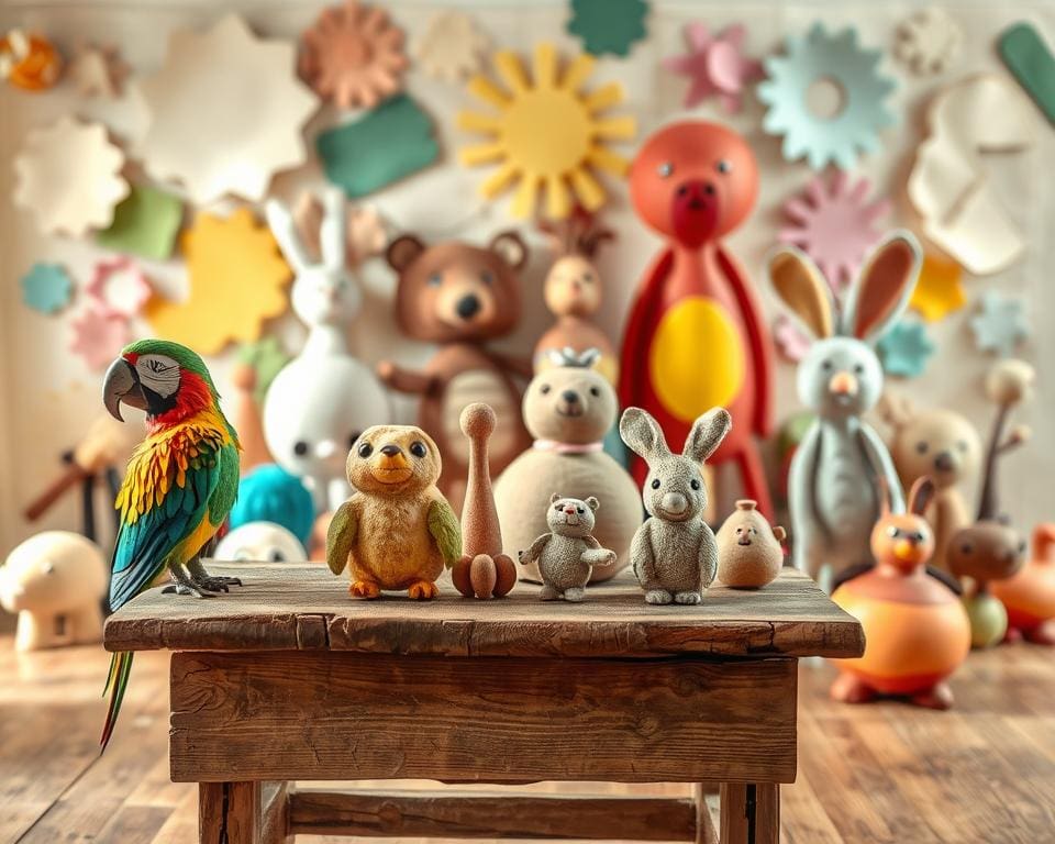 papier-maché creaties